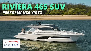 Riviera 465 SUV 2023 Performance Review by BoatTEST [upl. by Datha]