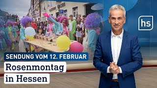 Rosenmontag in Hessen  hessenschau vom 12022024 [upl. by Hazem]