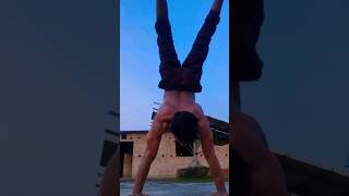 Handstand pushups musclemania jaihind [upl. by Einafats300]