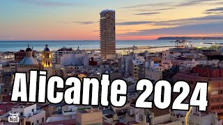 Alicante 2024 January short walking tour 🇪🇸 spain [upl. by Hallock]