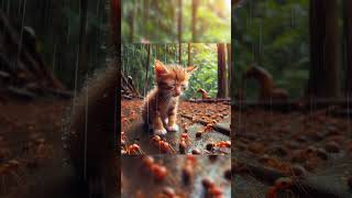 The Kitten is mewing 379catviralvideoshortskittenkucingtrendingshortfypviralcutefunnyai [upl. by Avuha]