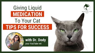 How to get a cat to take liquid medicine [upl. by Barny]