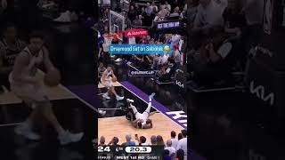 👀 Draymond Green Sits on Domantas Sabonis during Warriors vs Kings  dirty play shorts [upl. by Dlaner]