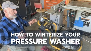 How to Winterize a Pressure Washer FAST [upl. by Haney]