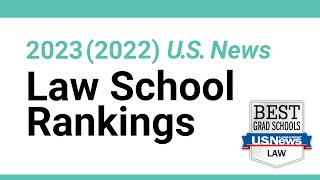 Thoughts on the 2023 2022 USNWR Law School Rankings [upl. by Dnomso]