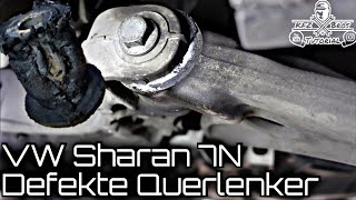 VW Sharan 7N  TDI  Verkehrsunsicher  Querlenker wechseln  Drehmomentwerte  Wishbone replacement [upl. by Eiddal]