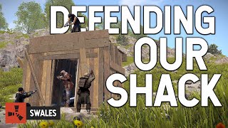 DEFENDING OUR SHACK  RUST [upl. by Karolina]