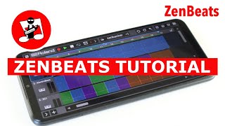 How to create a song on your phone in Zenbeats [upl. by Madella]