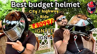 Best Budget City And Highway Ride Helmet in India only ₹3099  Ignyte IGN 4  2024 viral helmets [upl. by Llenral]