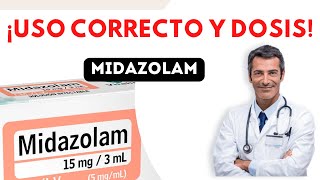 💊MIDAZOLAM DOSIS 🤷‍♂️para que SIRVE y COMO tomar Efectos Secundarios [upl. by Battiste]