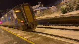 Neilston Trains in the Snow 2023 [upl. by Norvan]