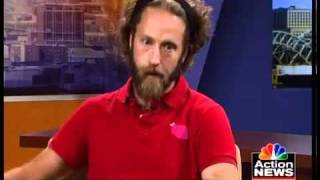 Josh Blue jokes around on Midday [upl. by Yrram]