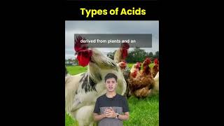 types of acids  study tips  letstute  Acids  Science behind acids [upl. by East]