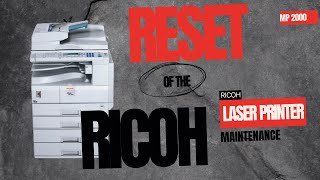 Reset RICOH MP2000 MP1600 [upl. by Azil]