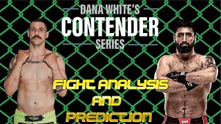 Contender Series Bruno Lopes vs Mikheil Sazhiniani Fight Analysis amp Prediction Week 1 [upl. by So]