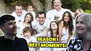 British Family React Modern Family Best Of Season 1 [upl. by Tiloine]