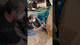 How to Sand blend panal Sendling Tutorial beautiful car sanding Auto Paint abrargermanvlogs [upl. by Aniara419]