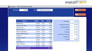 MAXIREM EXPRESS  TNS Cotisations Sociales [upl. by Aizek]