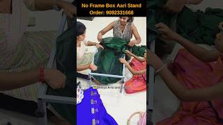 No frame box aari stand Order 9092331668 [upl. by Gnot]