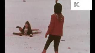 1960s Christmas in the UK Snow Sledging Skiing [upl. by Arden]