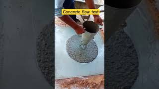 100KN concrete flow testshorts [upl. by Enihpad]