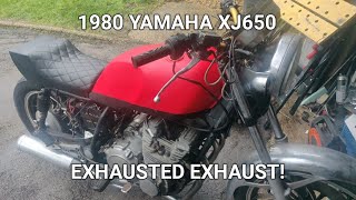 1980 Yamaha XJ650 Exhausted Exhaust [upl. by Rissa]