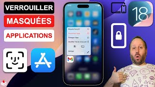 Comment Verrouiller et Masquer des Applications  iPhone  iPad  iOS 18 [upl. by Ytissahc]