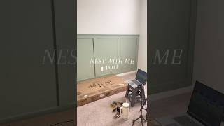 nest with me building my sons ​⁠crib nesting nursery pregnancy [upl. by Karwan181]