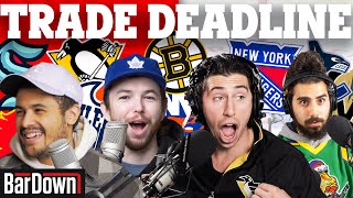 LIVE REACTION TO NHL TRADE DEADLINE  TRADEDOWN [upl. by Zoilla]