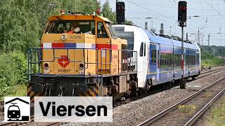 Mehr als erwartet Bahnhofsbetrieb Viersen [upl. by Tully]