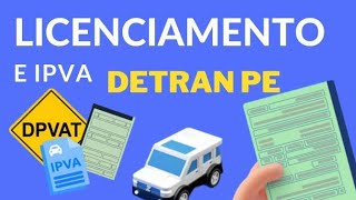 IPVA Detran PE  Como gerar o BOLETO DE LICENCIAMENTO [upl. by Nonnaehr]