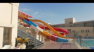 Amarina Abu Soma Resort amp Aquapark 5 Прогулка в лобби отеля [upl. by Hterrag808]