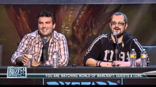 Blizzcon 2010  Quests amp Lore 34 [upl. by Llerrot]