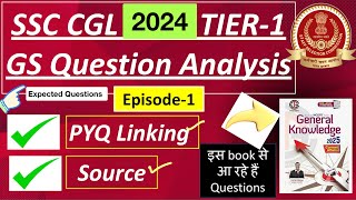 SSC CGL 2024 GS Analysis  CGL 2024 TIER1 GS QUESTIONS  SSC CGL 2024 ANSWER KEY  CGL MAINS 2024 [upl. by Felix399]