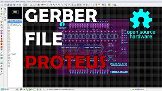 How to create Gerber file in Proteus Altium Eagle [upl. by Arola30]