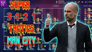 NEW SUPER 3421 TACTIC SM24 MANCHESTER CITY CONTINUOUS EASY WINNING 🥶 [upl. by Nagear]