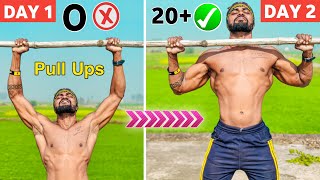 How To Increase PullUps FAST 0 से 20 Pull up कैसे लगाएं [upl. by Amek892]