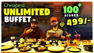 Cheapest Unlimited Buffet in Hyderabad  499 Only  Best buffet in hyderabad  Samjohns Pizza [upl. by Ecnedurp]