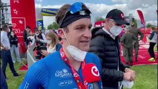 Finish interview Challenge StPölten 2021 first place Frederic Funk [upl. by Salisbury685]