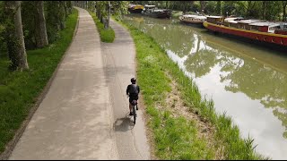 L’intégrale du Canal du Midi à vélo  240 km de Toulouse à l’Étang de Thau [upl. by Aelc]