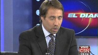 C5N  EL DIARIO EDUARDO FEINMANN LE CONTESTA A FEDERICO DELIA [upl. by Yedsnil]