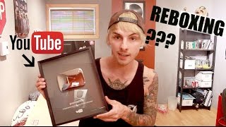 Reboxing My YouTube Silver Play Button [upl. by Tenney]