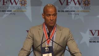 2018 VFW Americanism Award  David Goggins [upl. by Magdaia]