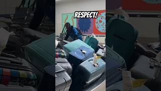 Airport baggage claim issues vs respect baggageclaim respect shorts [upl. by Xever334]