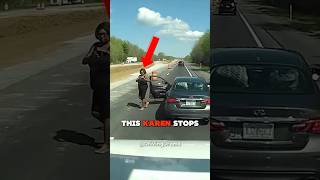 Karen Blocks Traffic During Road Rage Meltdown [upl. by Alenson454]