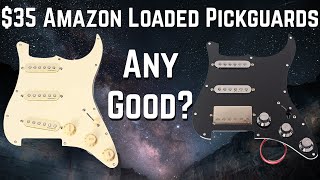 How to Make Your Cheap Strat Sound Like a FENDER  Amazon Loaded prewired Pickguard Review amp Demo [upl. by Ecyac718]