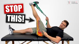 STOP Stretching Your Hamstrings For Sciatica Relief Do THIS Instead [upl. by Sral376]