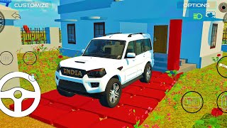 Modified Scorpio classic  Indian Cars Simulator  New City Driving  Android Game Play  Games [upl. by Yrahca684]