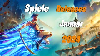 Spiele Releases im Januar 2024  Für PC PS5 PS4 Xbox One Xbox Series XS Nintendo Switch [upl. by Alue]