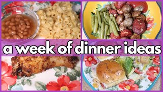 SIMPLE DINNER IDEAS  What’s For Dinner 334  1WEEK OF REAL LIFE MEALS [upl. by Atonsah]